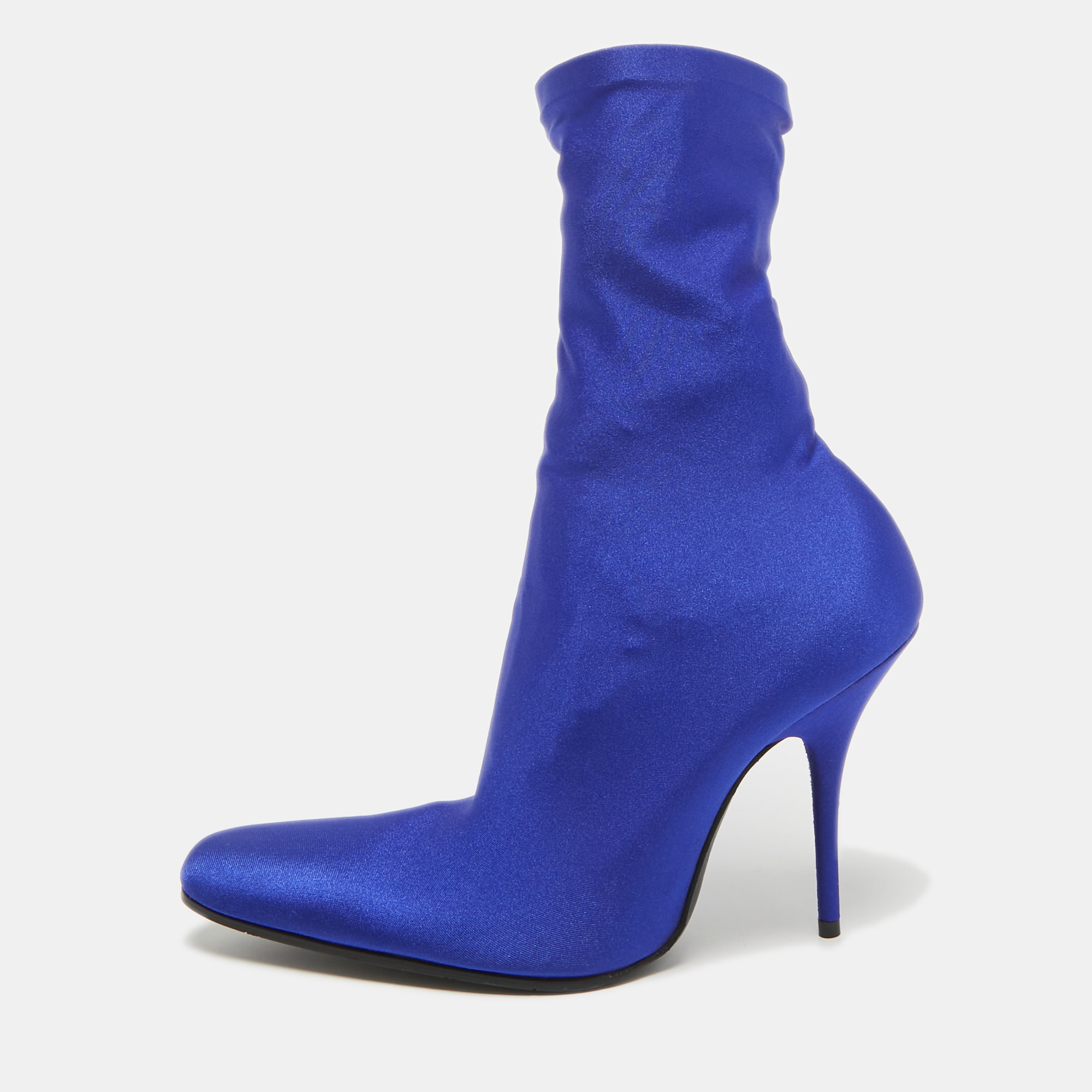 

Balenciaga Blue Stretch Fabric Ankle Length Boots Size