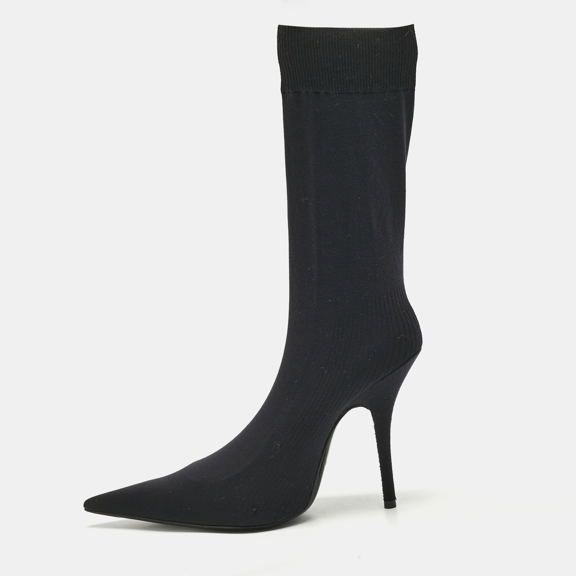 

Balenciaga Black Stretch Fabric Knife Ankle Socks Boots Size
