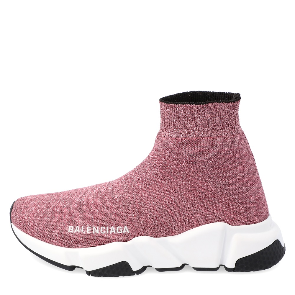 

Balenciaga Pink Lurex Speed Sneakers Size