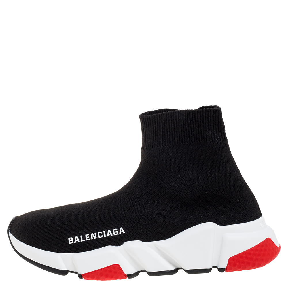 

Balenciaga Black Knit Fabric Sock Design 'Speed' Sneakers Size