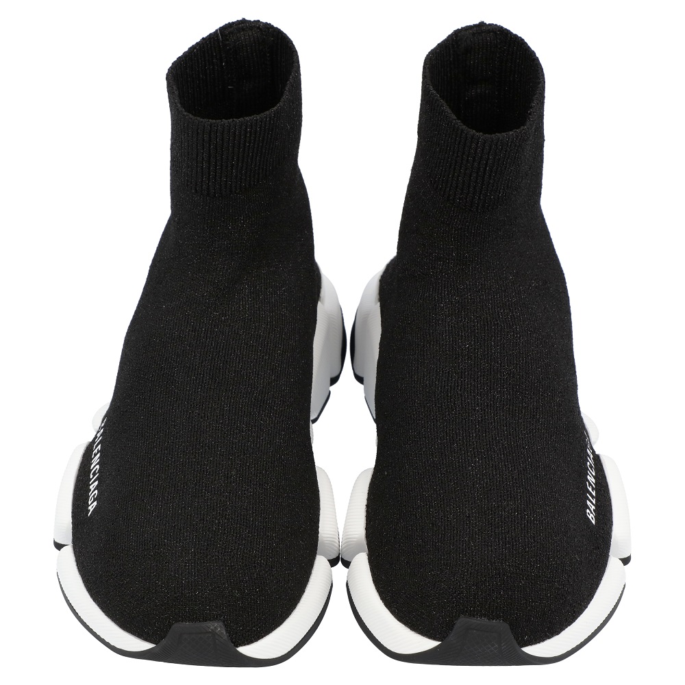 

Balenciaga Black Speed 2.0 Stretch-Knit High Trainers Size