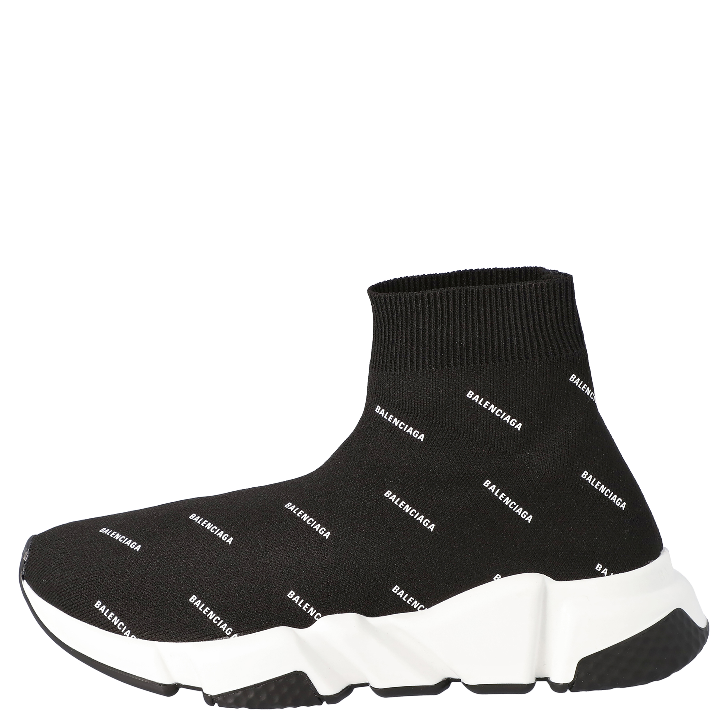 

Balenciaga Black Knit Speed logo Sock Sneakers Size EU