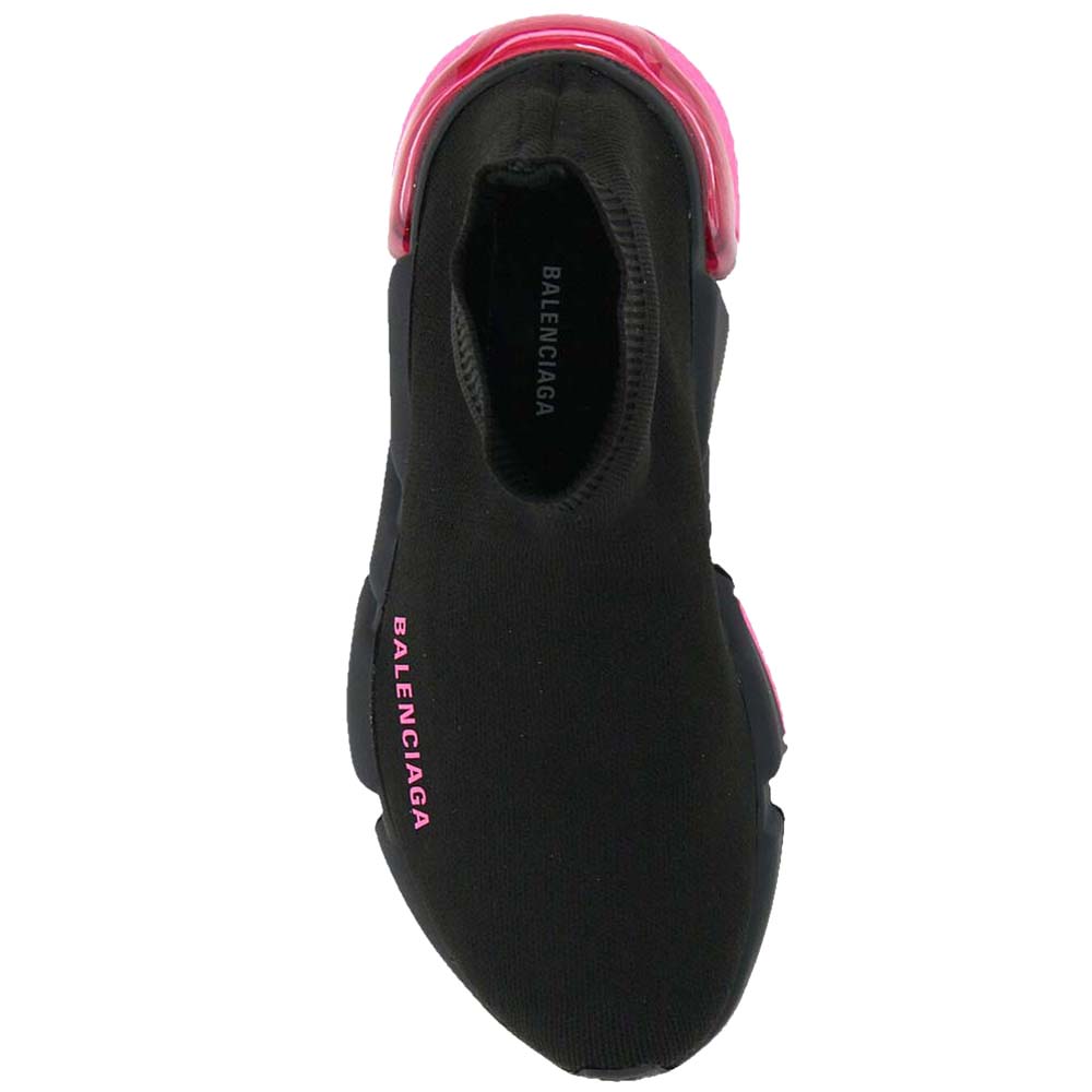 

Balenciaga Black/Pink Speed Stretch Knit Sneakers Size EU