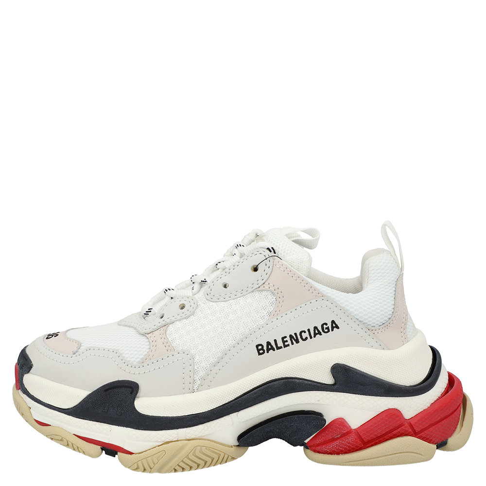 

Balenciaga White Triple S Sneakers Size EU