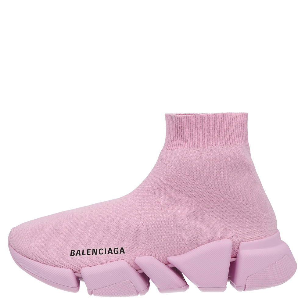 

Balenciaga Pink Speed 2.0 Sneakers Size EU