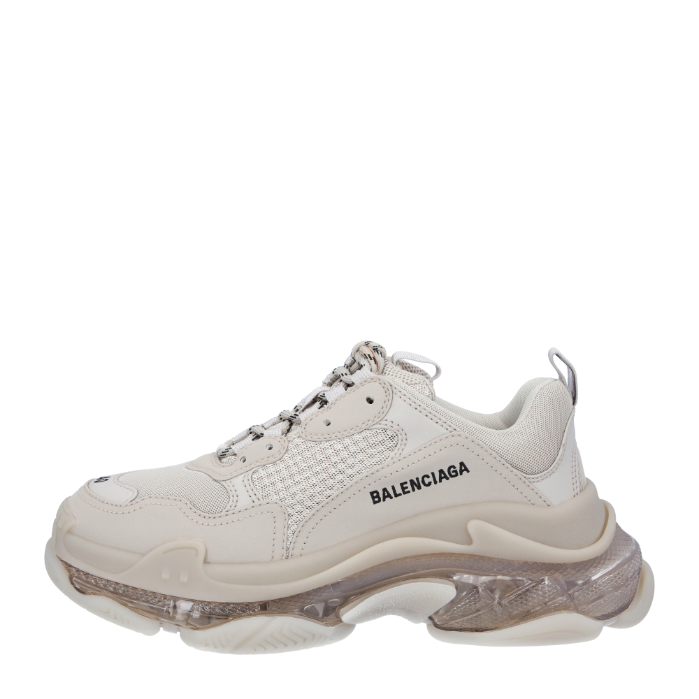

Balenciaga White Triple S Clear Sole Sneakers Size EU