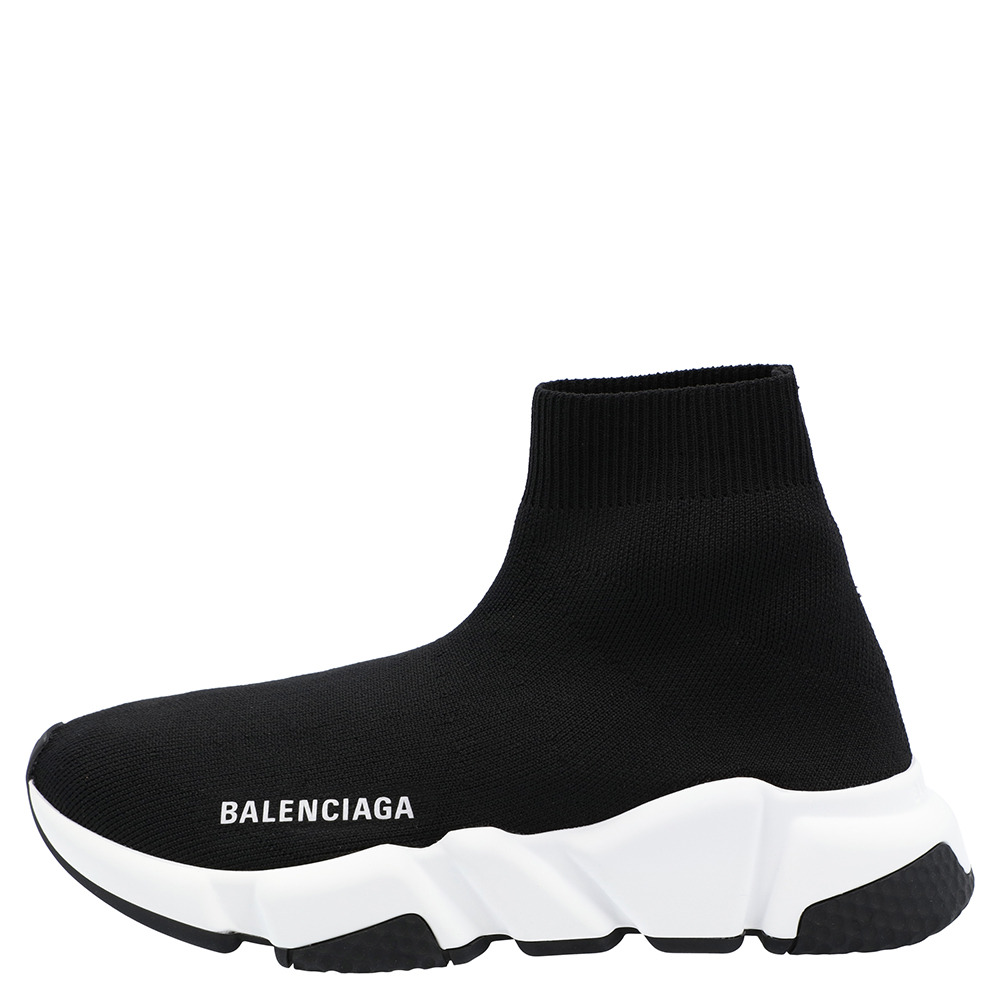 

Balenciaga Black/White Speed Sneakers Size EU