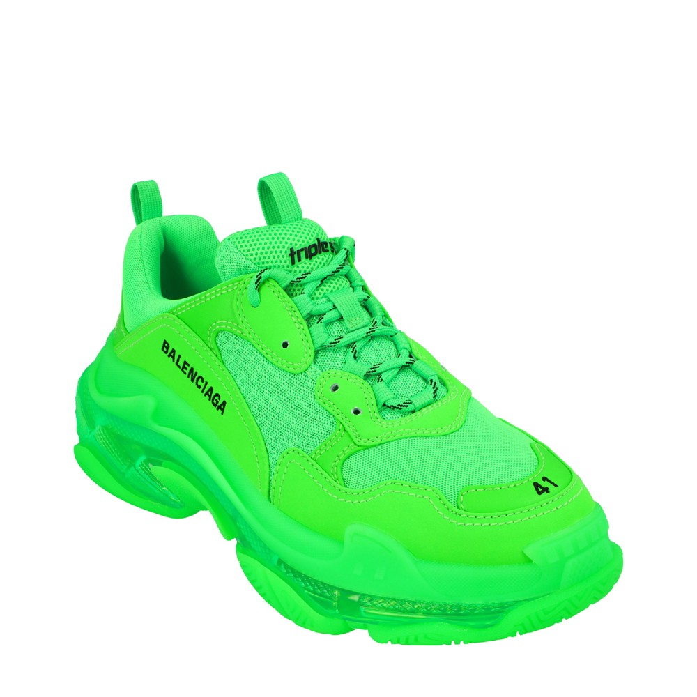 

Balenciaga Fluo Green Triple S Sneakers Size EU