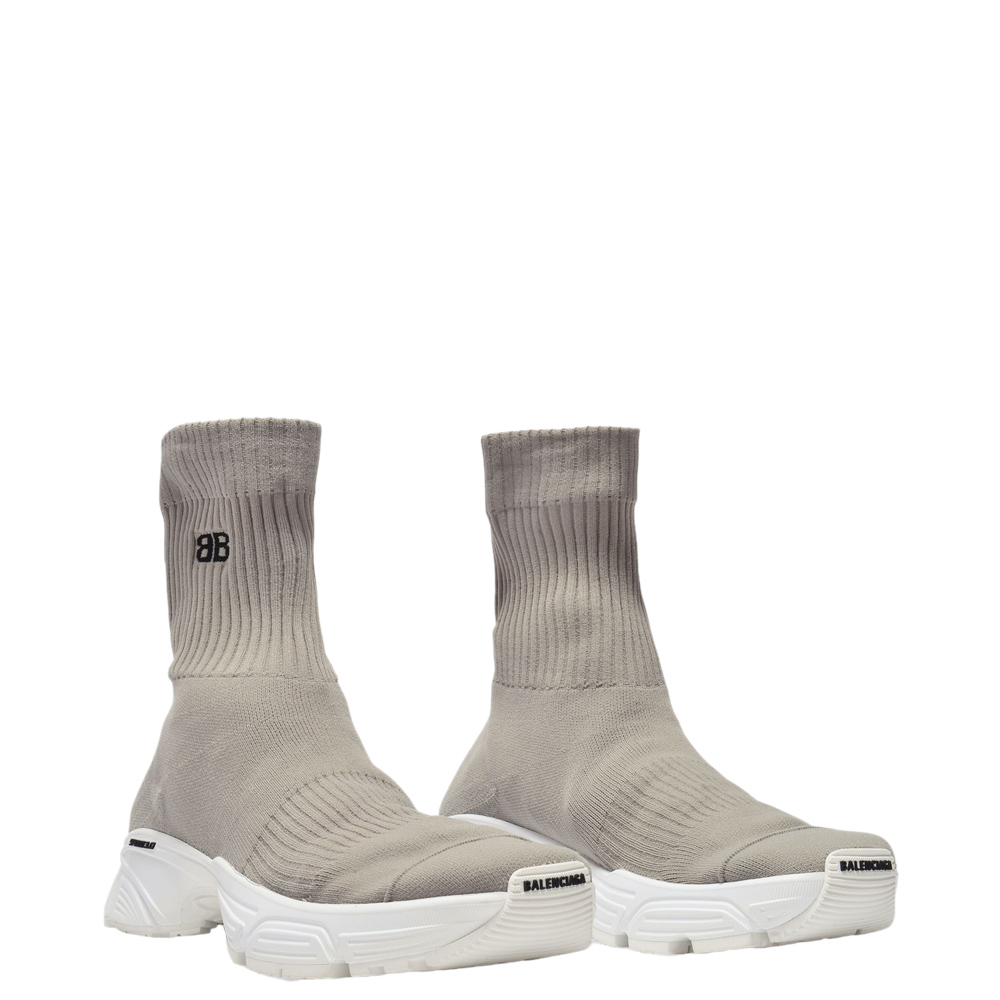 

Balenciaga White/Grey Speed 3.0 Sneakers Size FR / US 7