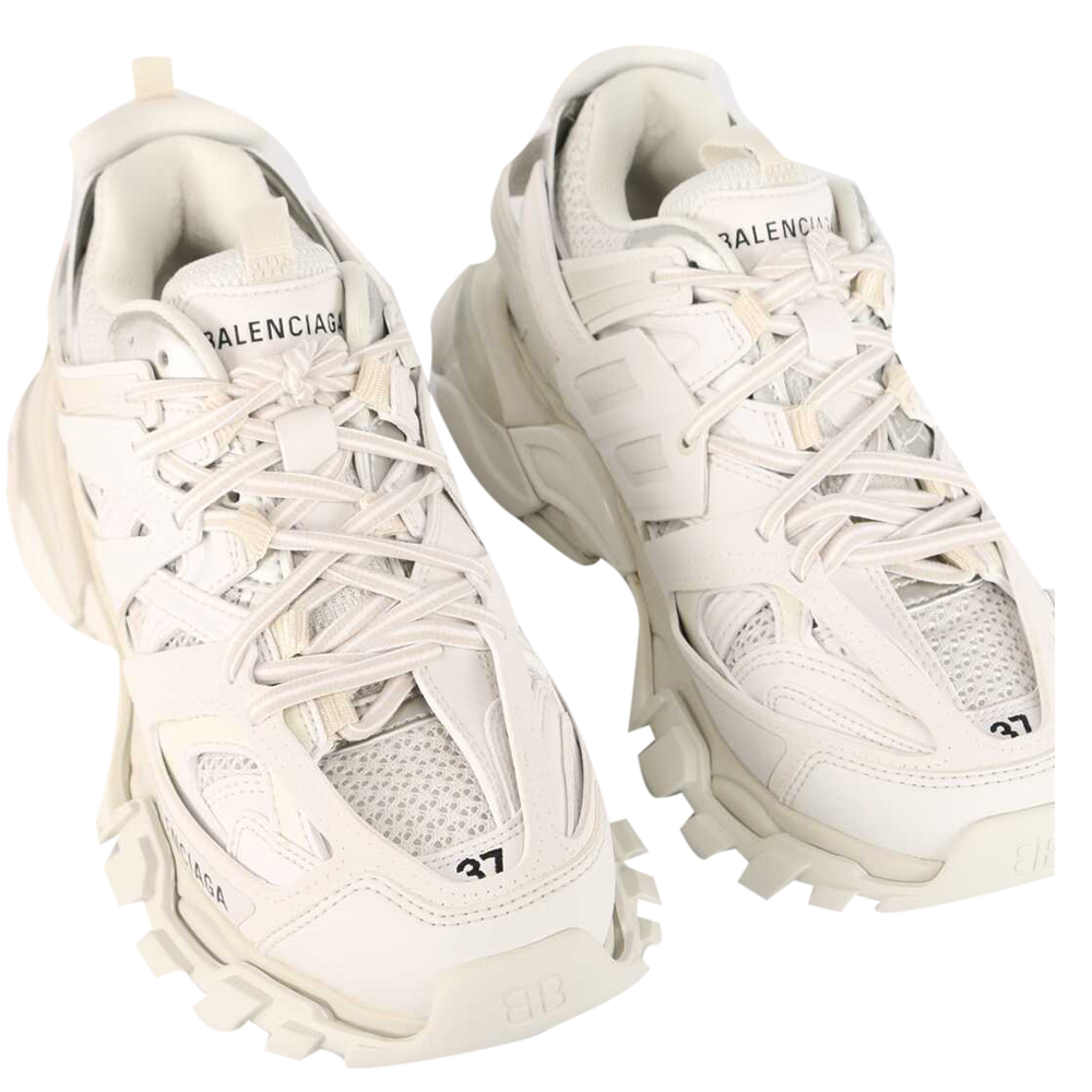 

Balenciaga White Leather Track Sneakers Size IT