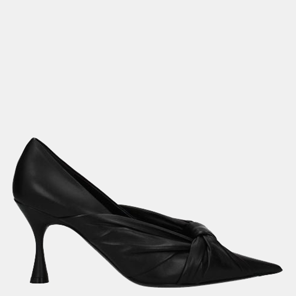 

Balenciaga Black Drapy Pumps Size US 9