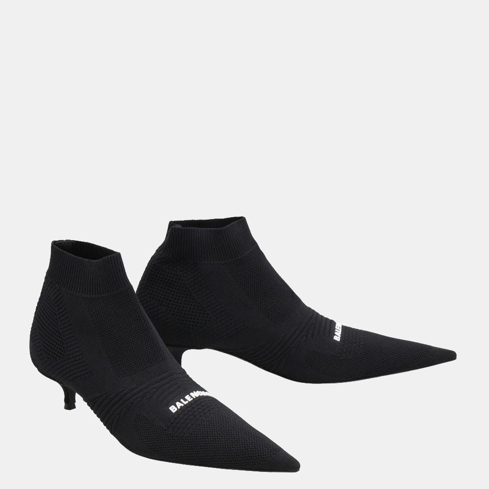 

Balenciaga Black Knit Sock Ankle Boots Size EU