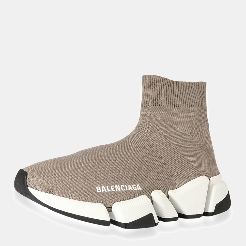 

Balenciaga Brown/White Wmns Speed 2.0 Sneakers EU