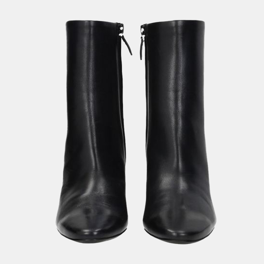 

Balenciaga Black Leather Ankle Boots Size US 6.5
