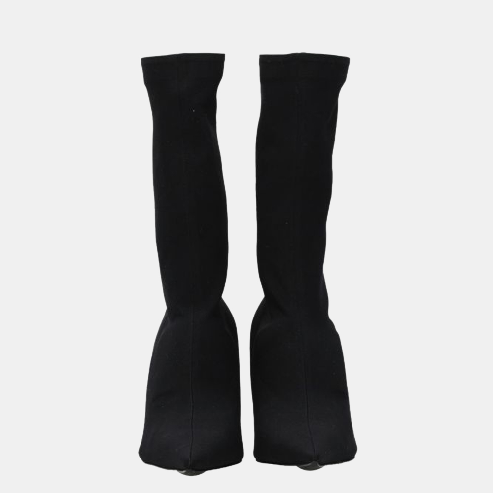 

Balenciaga Black Jersey Ankle Boots Size US 8.5 EU