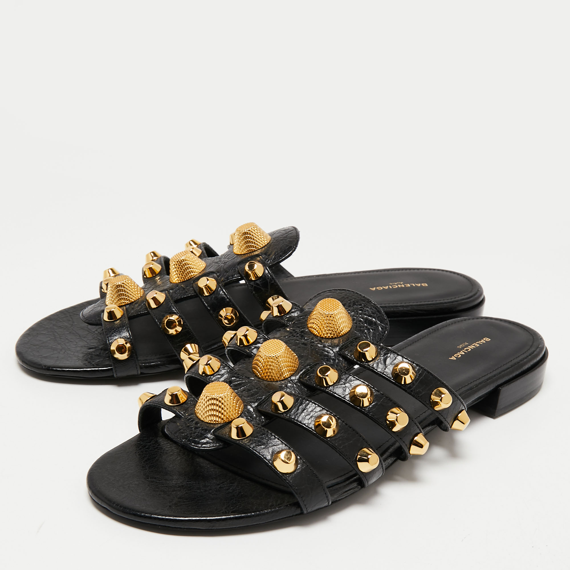 Balenciaga studded sandals online