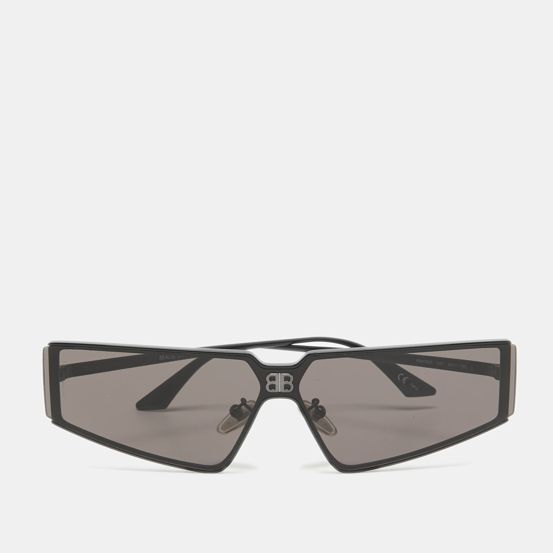 

Balenciaga Black/Grey BB0192S Geometric Sunglasses