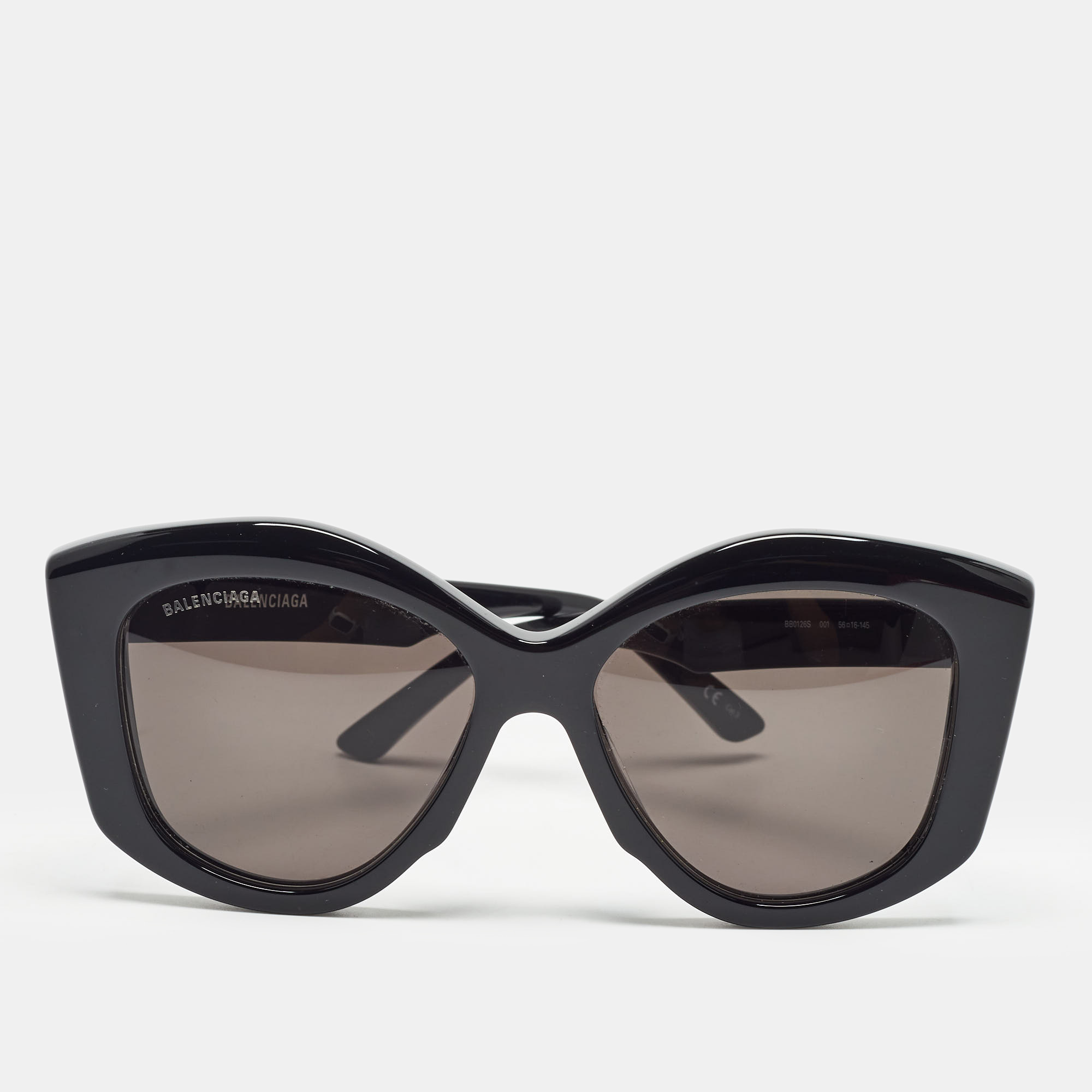 

Balenciaga Black BB0126S Cat Eye Sunglasses