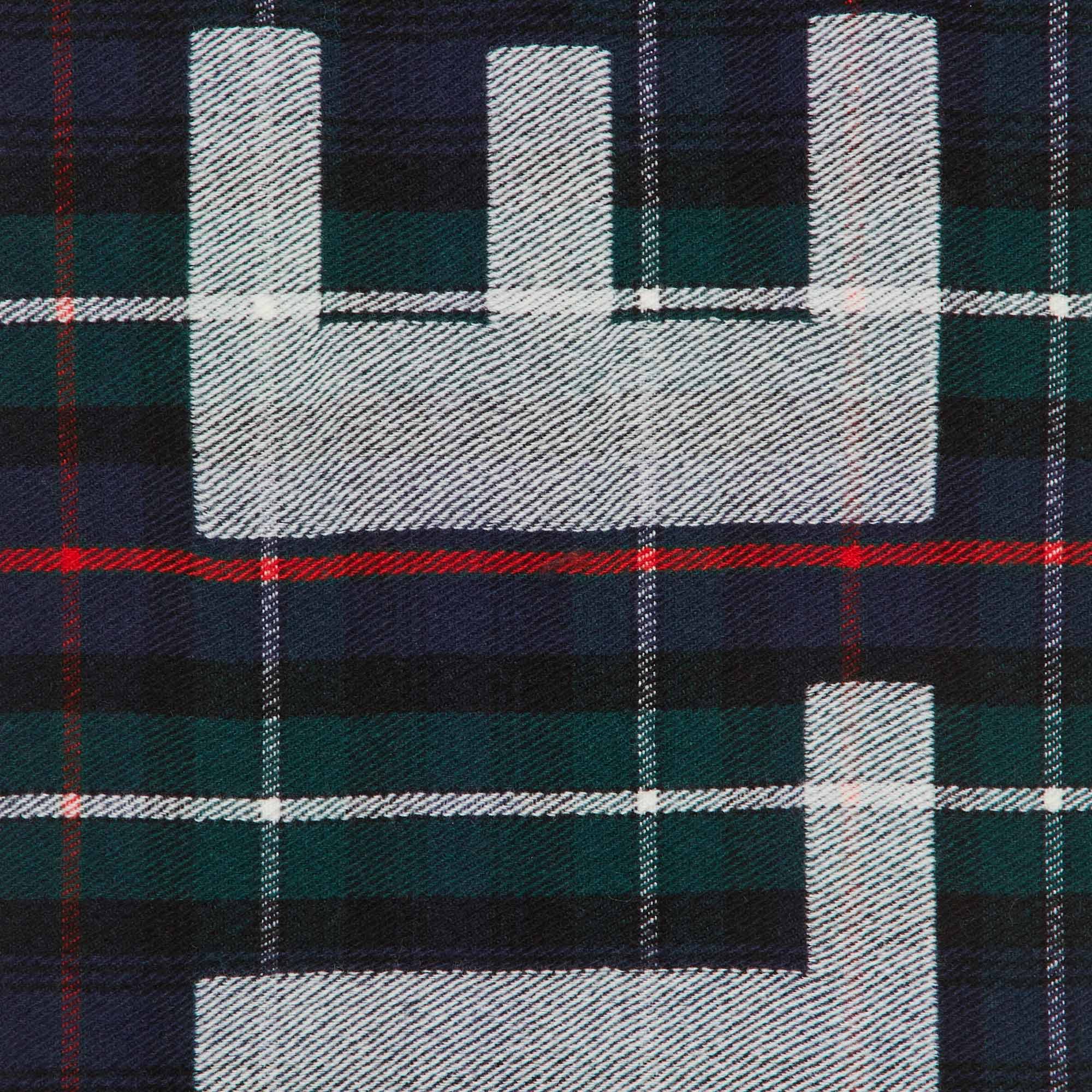 Balenciaga Multicolor Logo Print Wool Scarf 