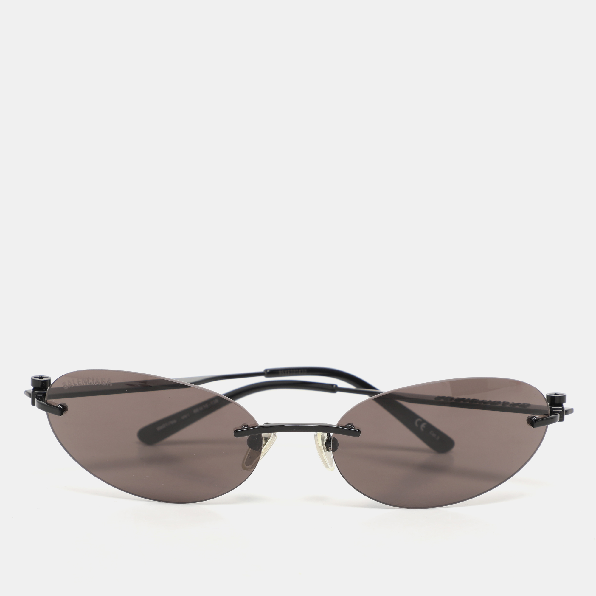 

Balenciaga Black BB0179S Rimless Sunglasses