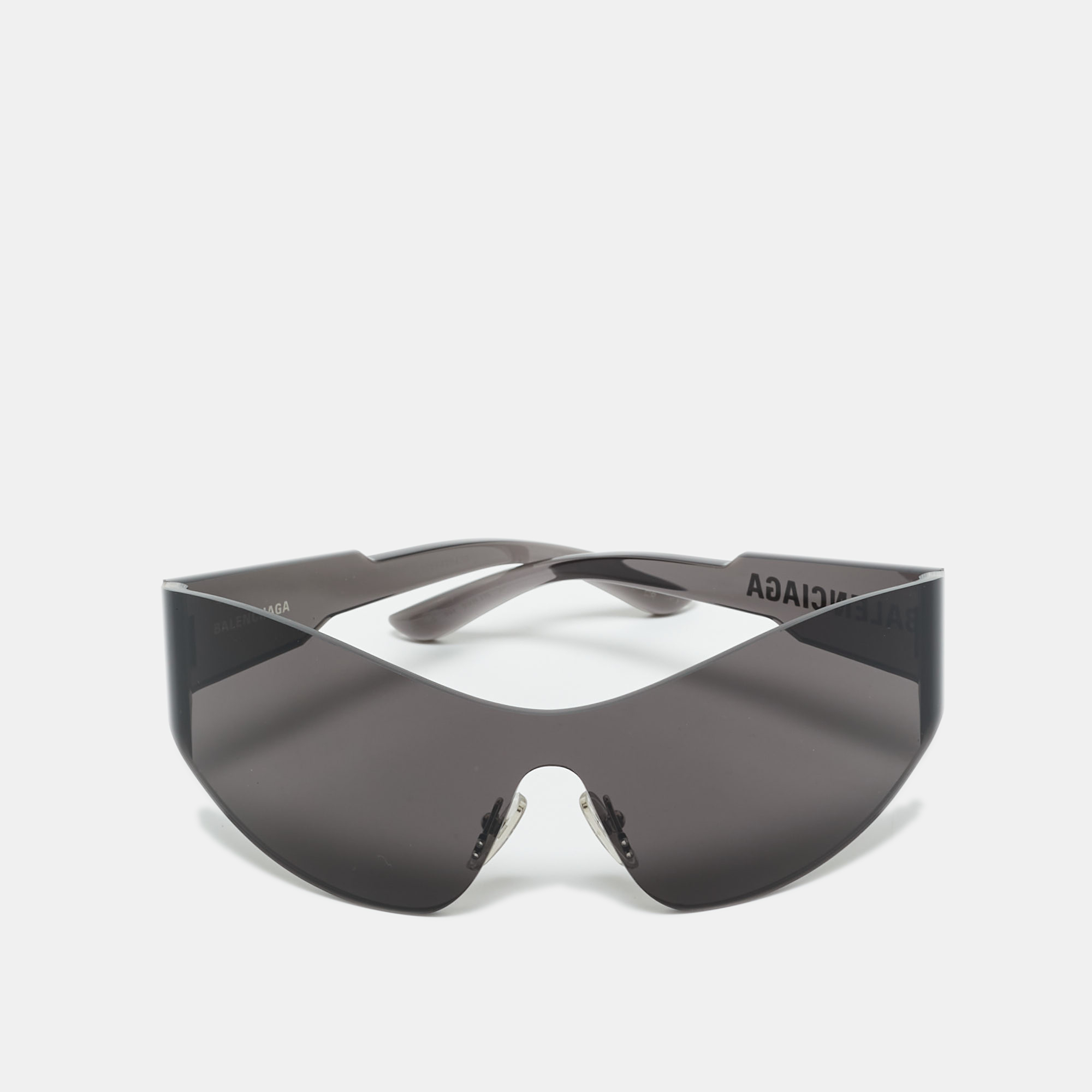

Balenciaga Black BB0257S Shield Sunglasses