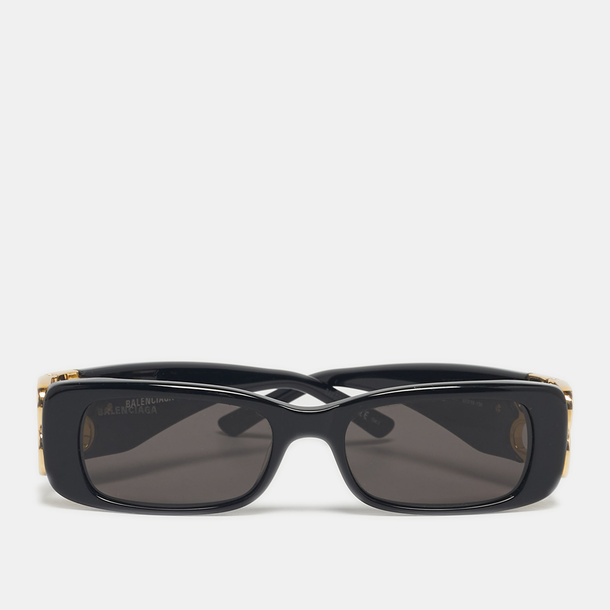 

Balenciaga Black BB096S Rectangle Sunglasses