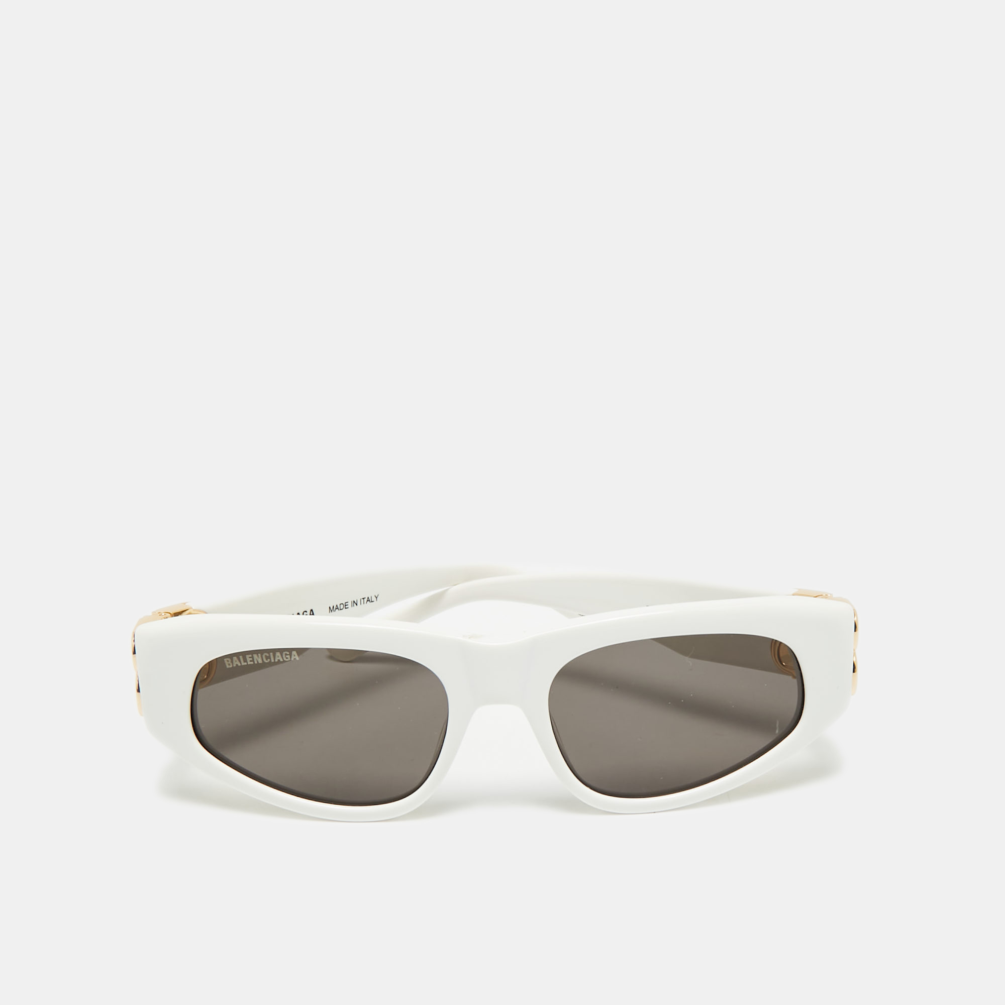 

Balenciaga White/Black BB0095S Dynasty Cat Eye Sunglasses