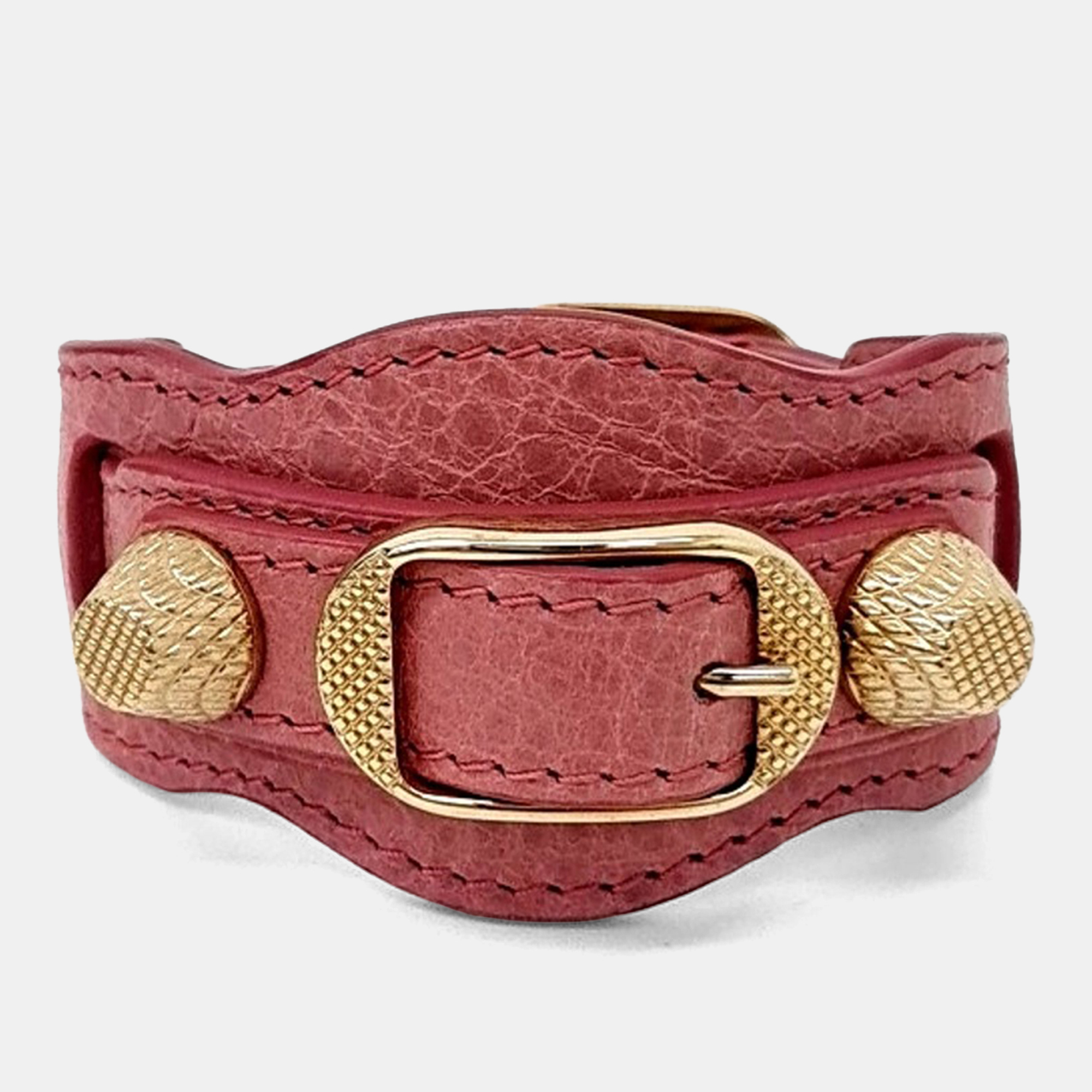 

Balenciagna Leather Red Giant Bracelet