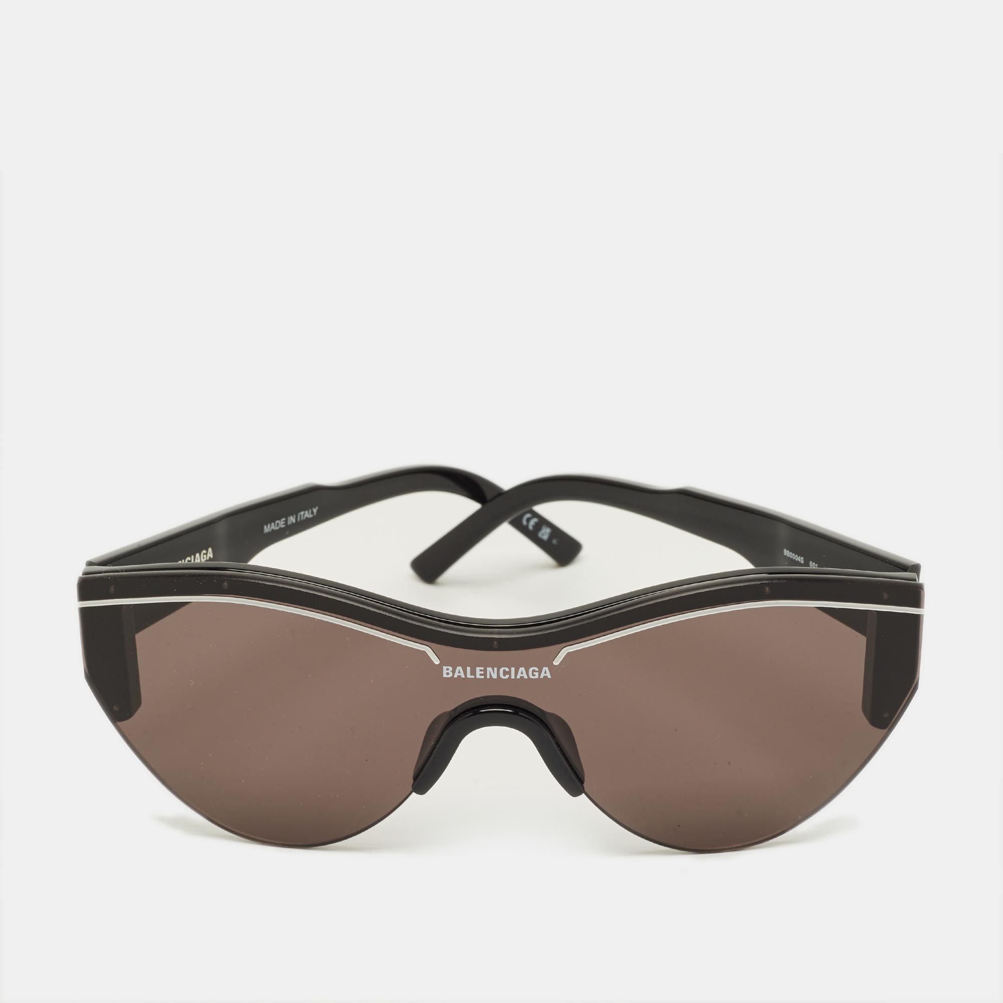 

Balenciaga Black BB0004S Butterfly Sunglasses