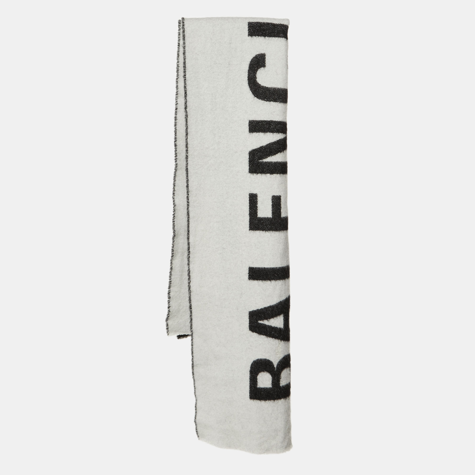 

Balenciaga Black/White Casmere Archetype Scarf