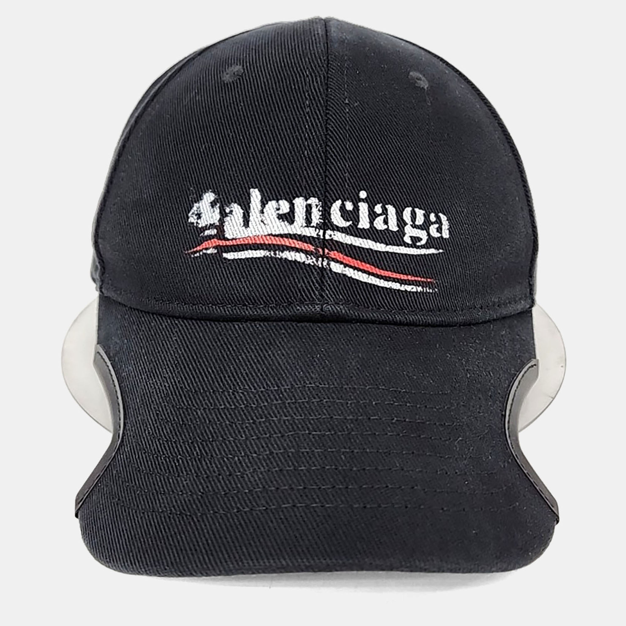 Pre-owned Balenciaga Black Cotton Cap