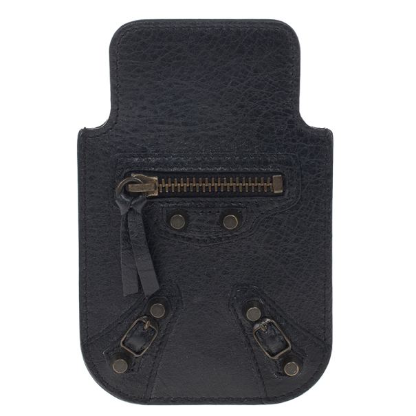 Balenciaga Black Leather iPhone 5/5S Case