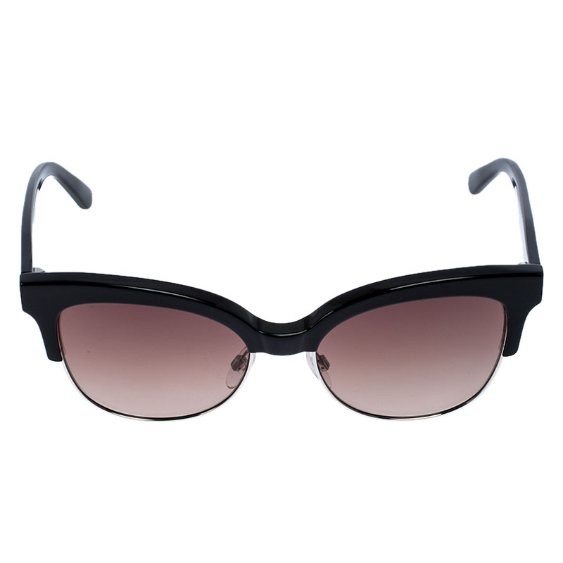 

Balenciaga Black Gradient BA 144 Half Rim Sunglasses