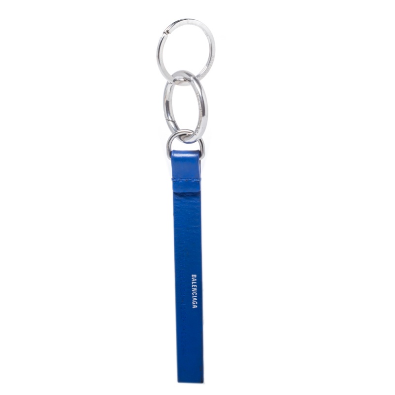 

Balenciaga Blue Leather Everyday Keyring