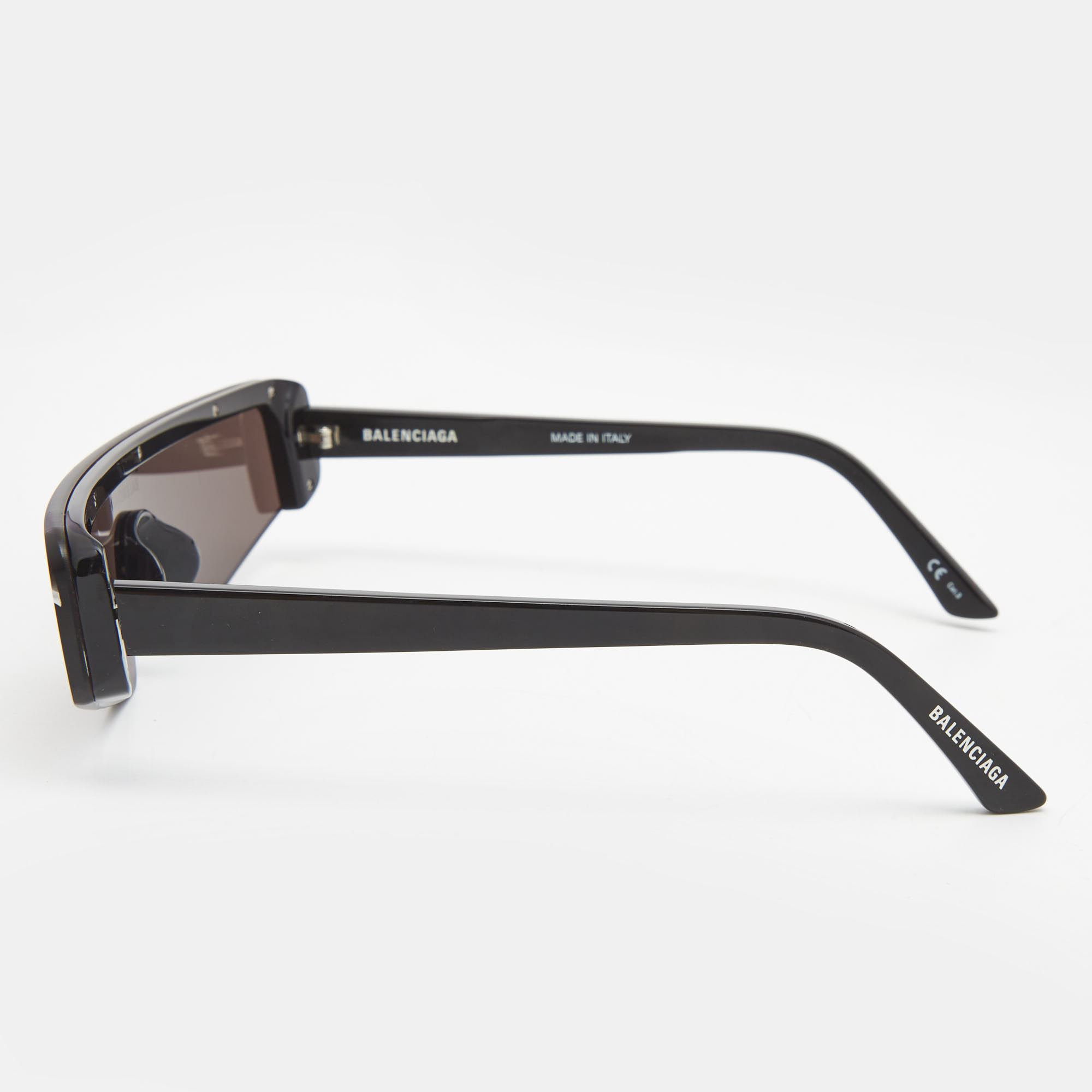 

Balenciaga Black BB0003S Shield Sunglasses
