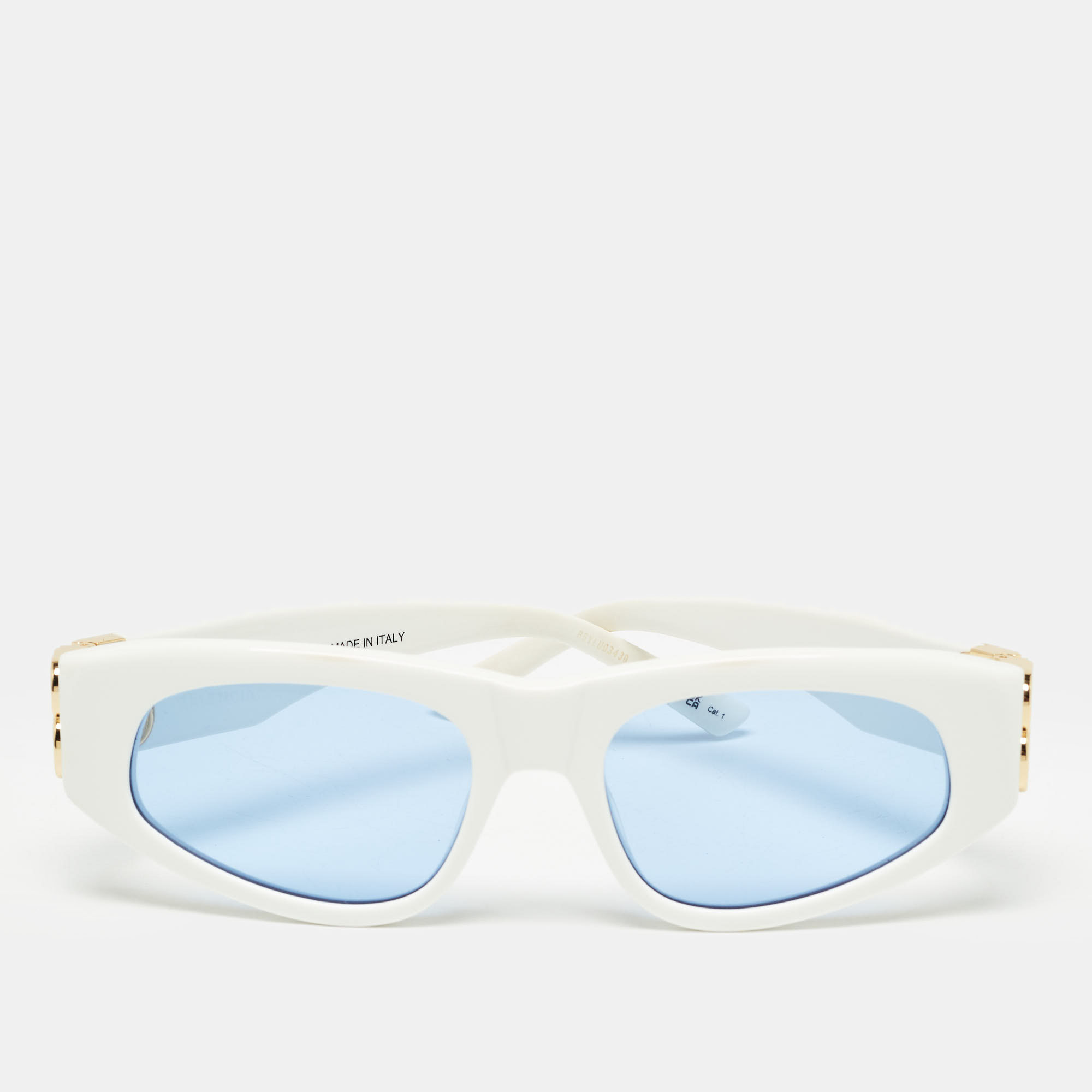 

Balenciaga White BB0095S BB Rectangular Sunglasses