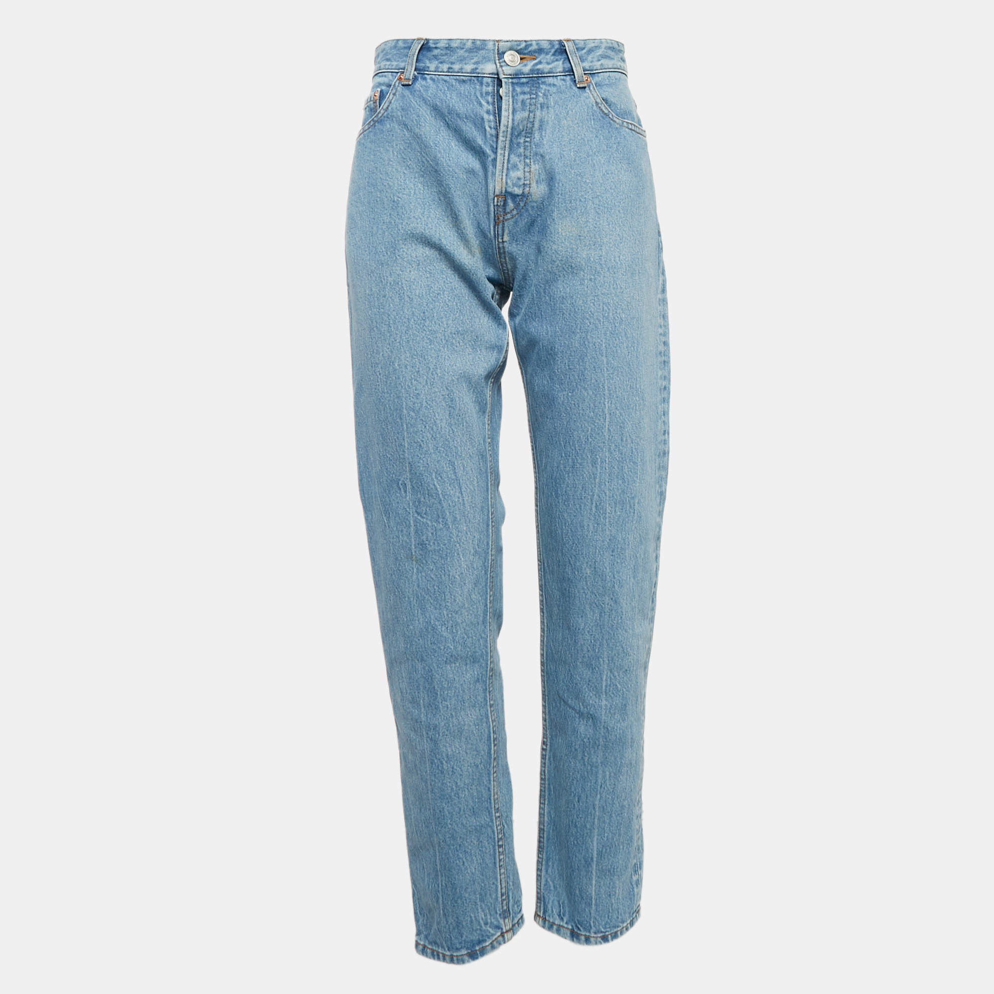 

Balenciaga Blue Washed Denim Jeans M