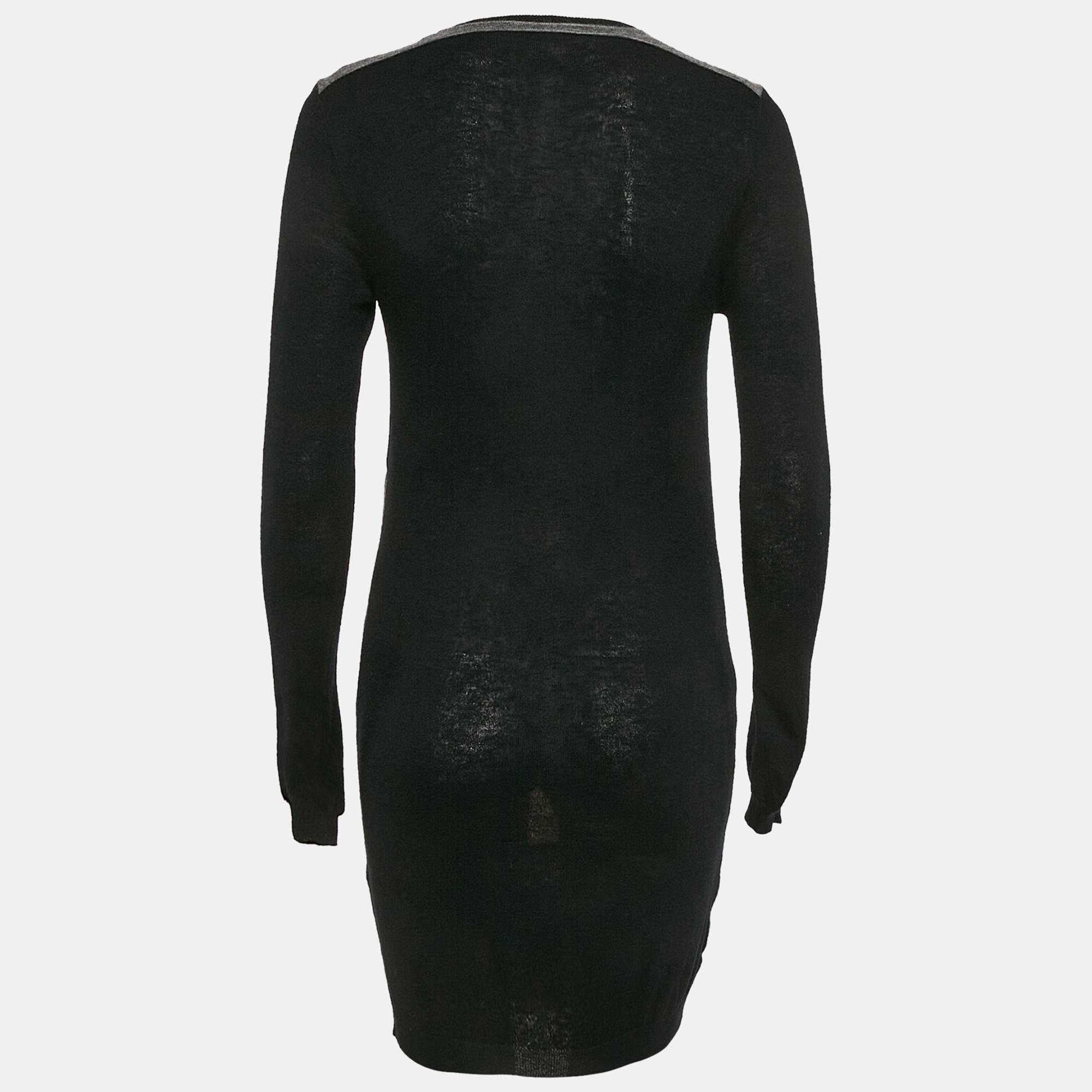 Balenciaga Multicolor Paneled Jersey Mini Dress M 