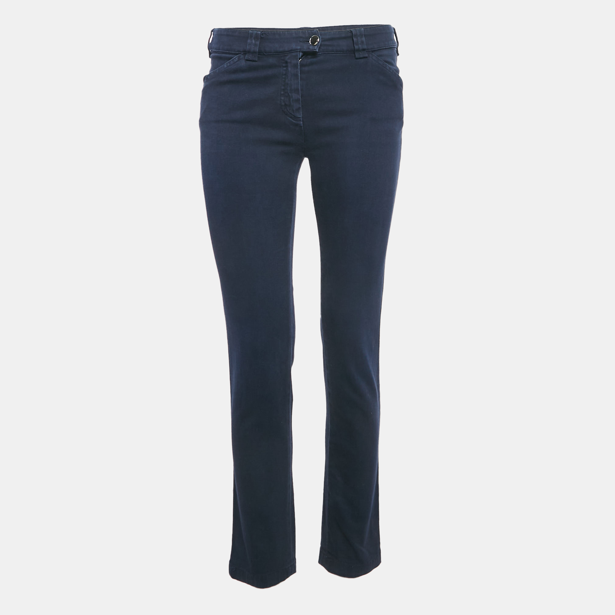 

Balenciaga Blue Cotton Gabardine Pants M, Navy blue