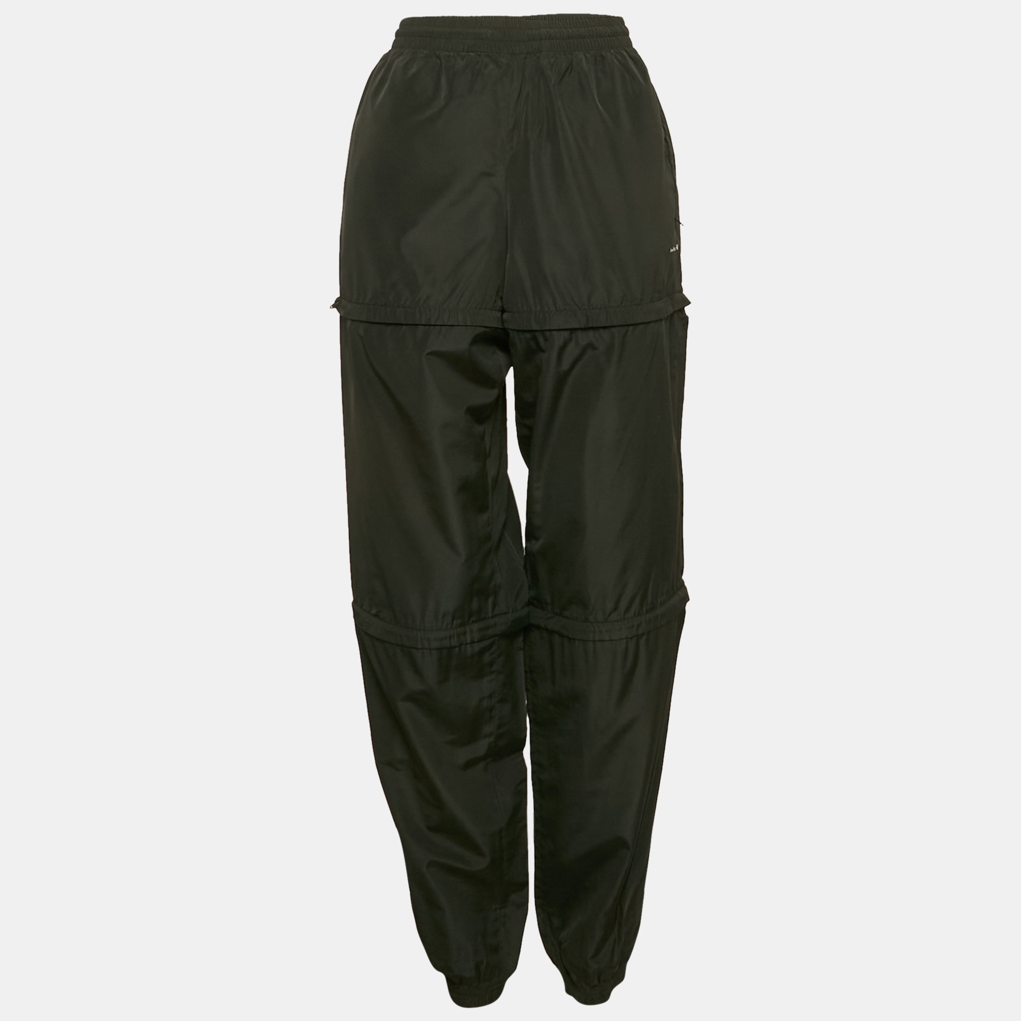 

Balenciaga Black Synthetic Detachable Track Pants S