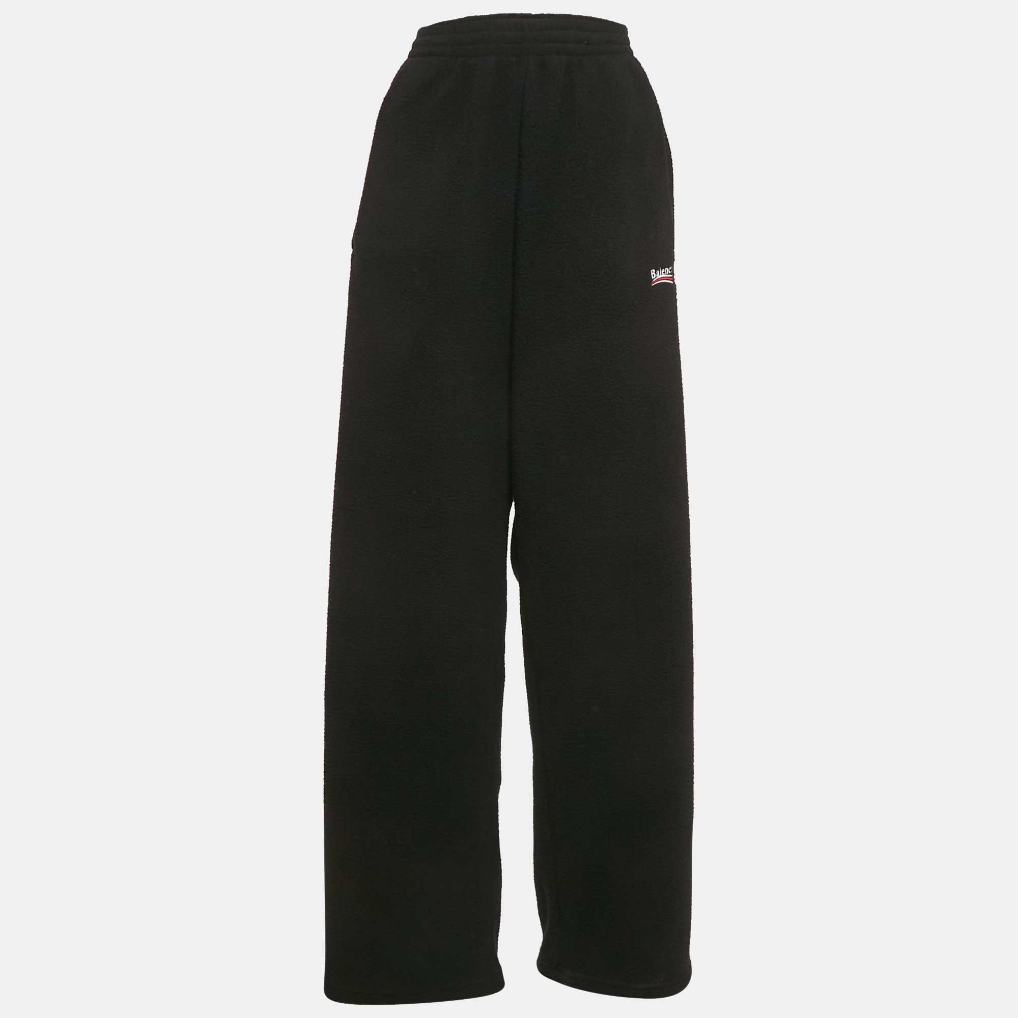 

Balenciaga Unisex Black Campaign Synthetic Fleece Sweatpants M