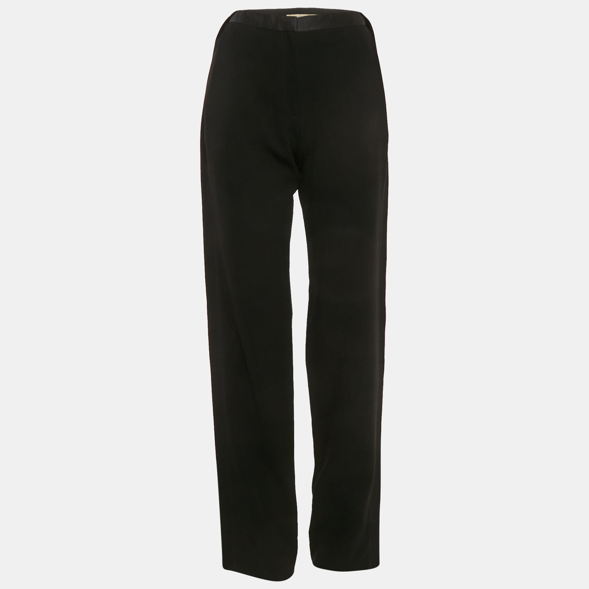 

Balenciaga Black Crepe Trousers M