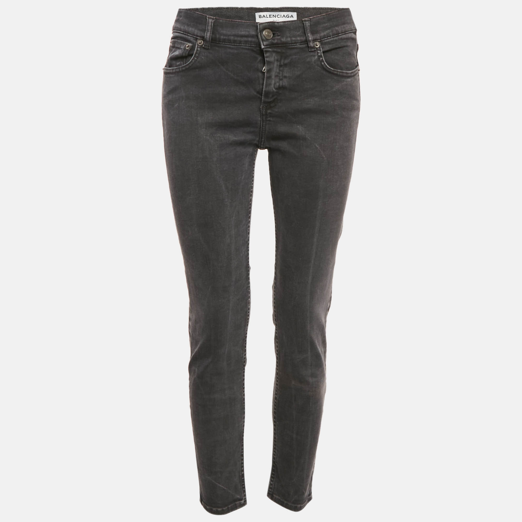

Balenciaga Dark Grey Denim Skinny Jeans M