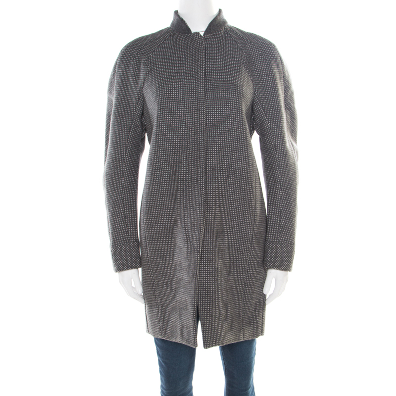 balenciaga structured coat