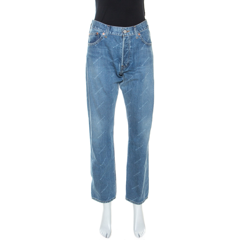balenciaga monogram jeans