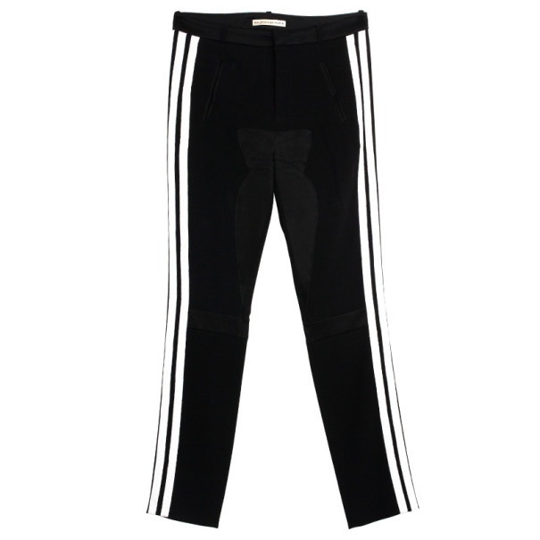 Balenciaga Black &amp; White Stretch Pants XS