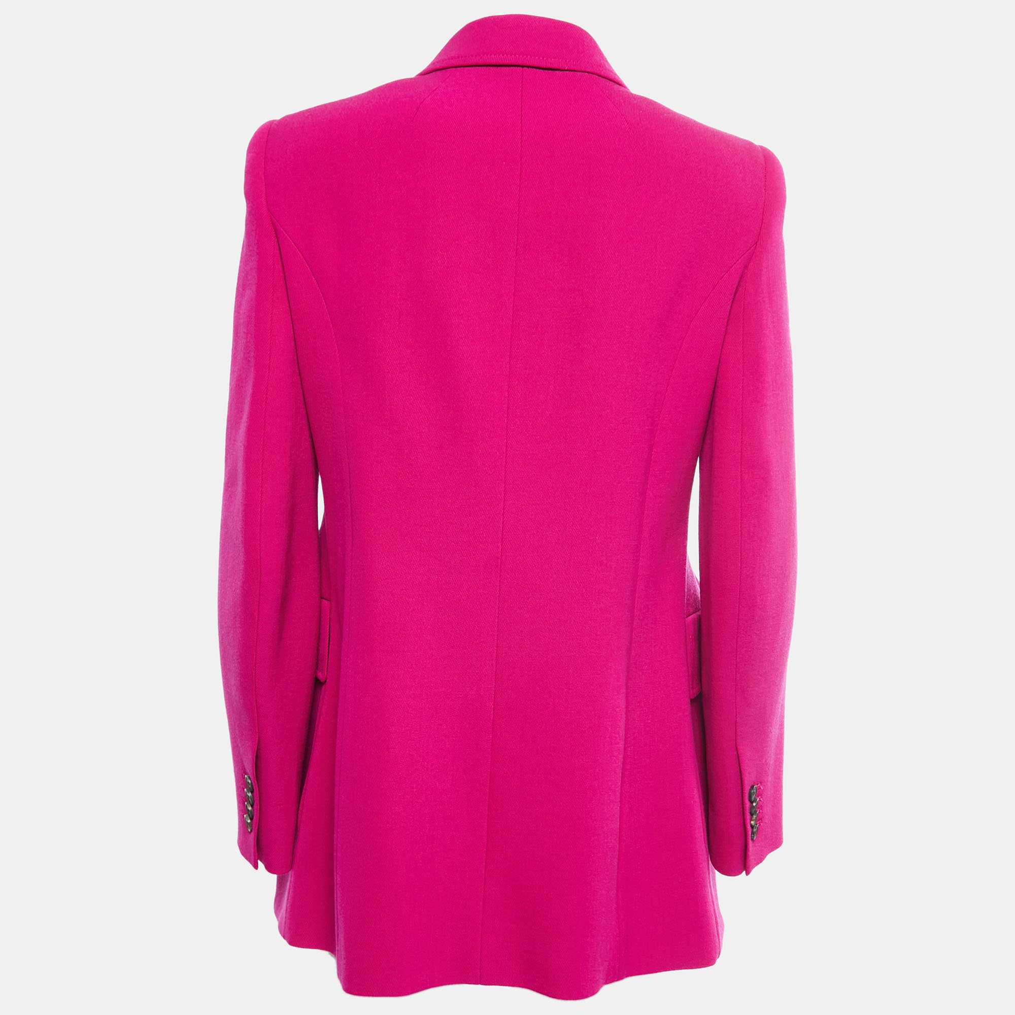 

Balenciaga Pink Wool Single-Breasted Blazer
