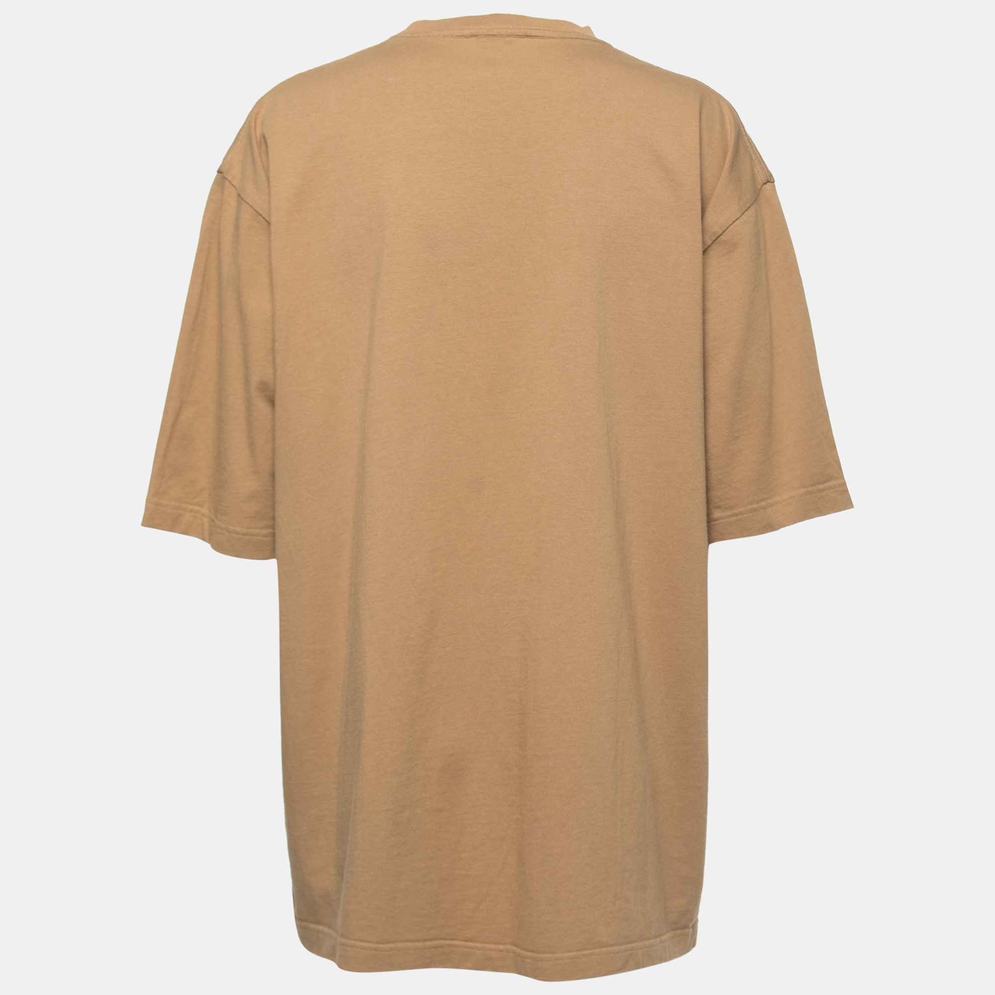 

Balenciaga Khaki Cotton Symbolic Large-Fit T-Shirt, Beige