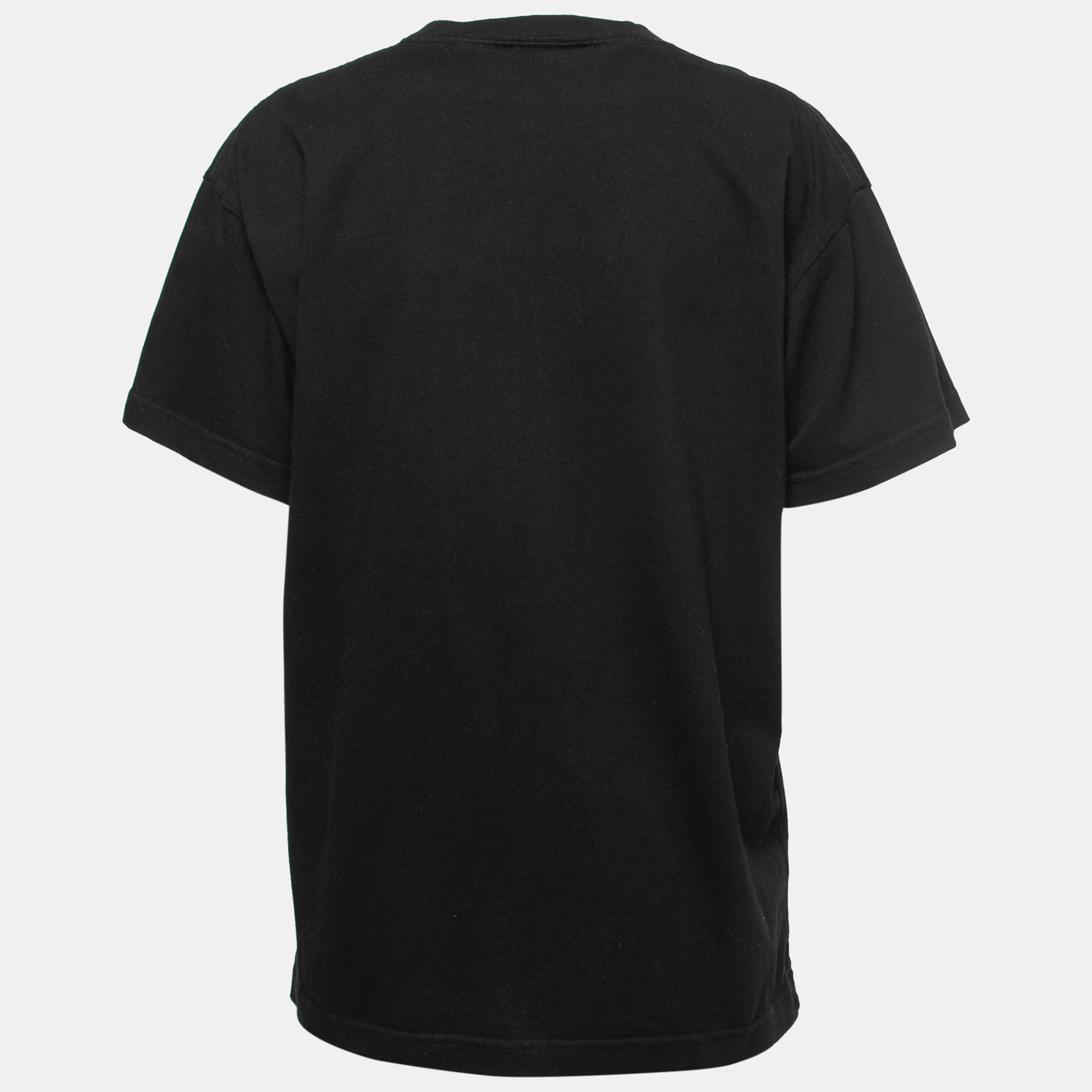 

Balenciaga Black Cotton BB Pixel Logo T-Shirt