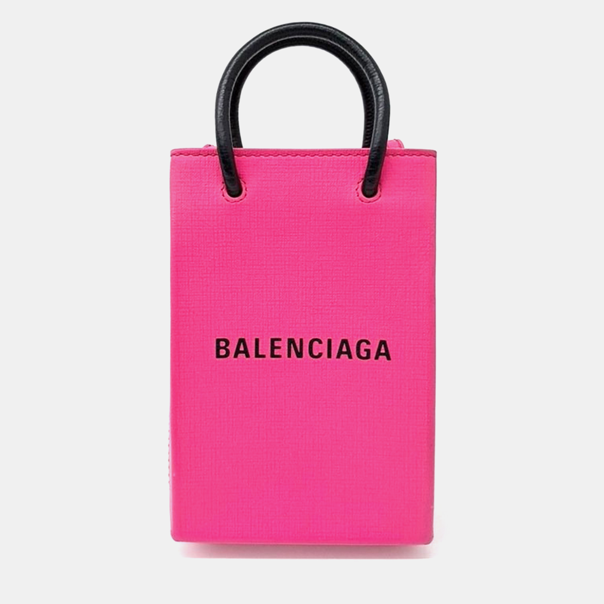 

Balenciaga shopping phone holder bag, Pink